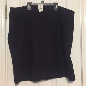 Black J Crew Straight Skirt